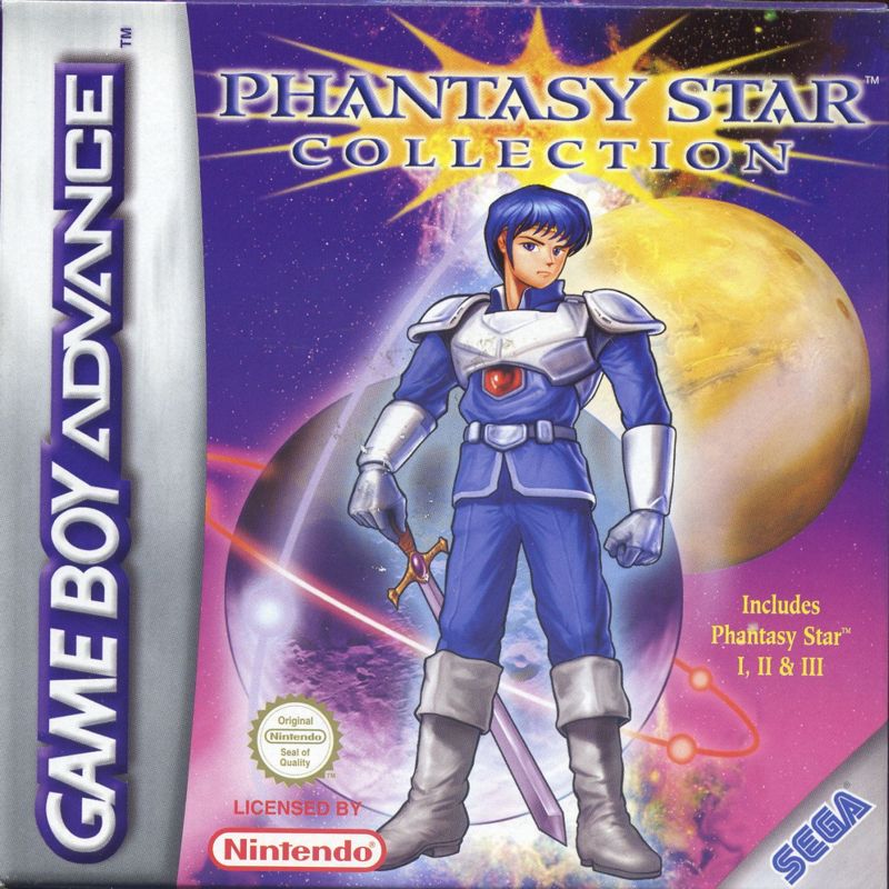 Phantasy Star Collection box art for GameBoy Advance